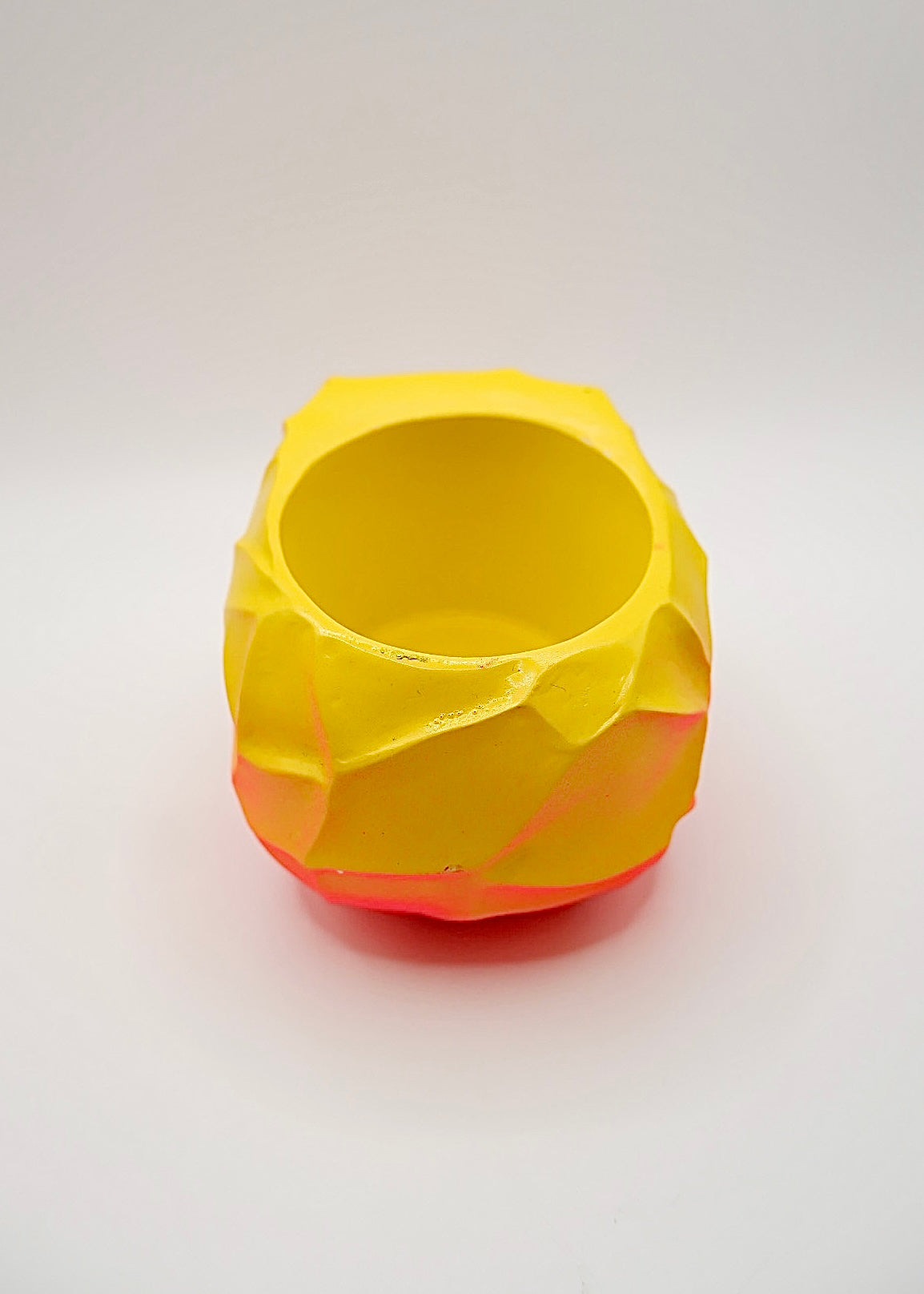 Yellow Orange Galena Planter